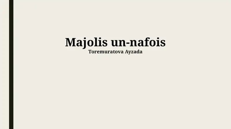 Majolis un-nafois