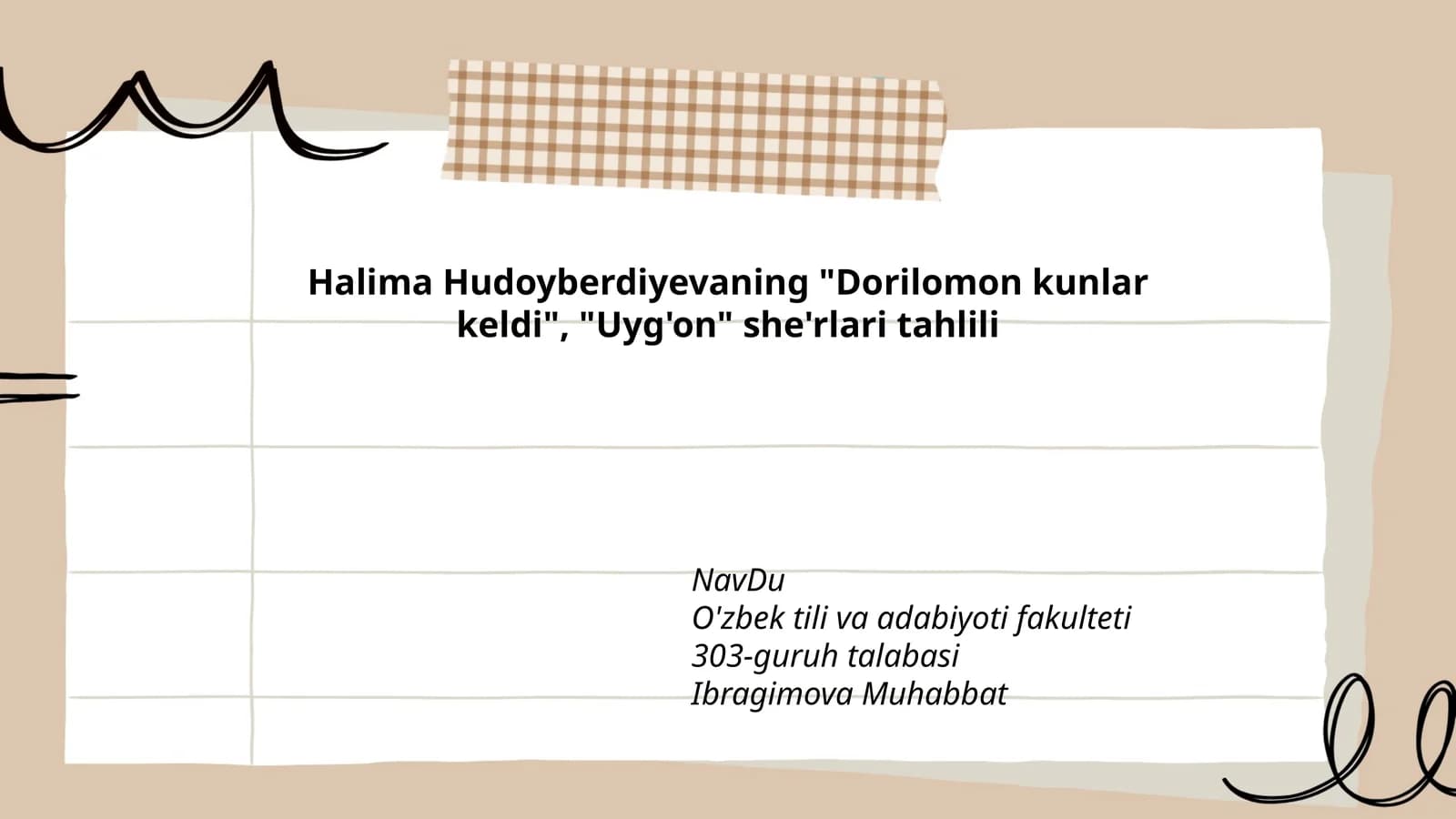 Dorilomon kunlar keldi, Uyg'on she'rlari tahlili