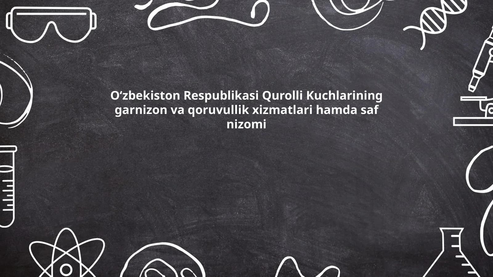 Qurolli Kuchlarining asosiy vazifalari