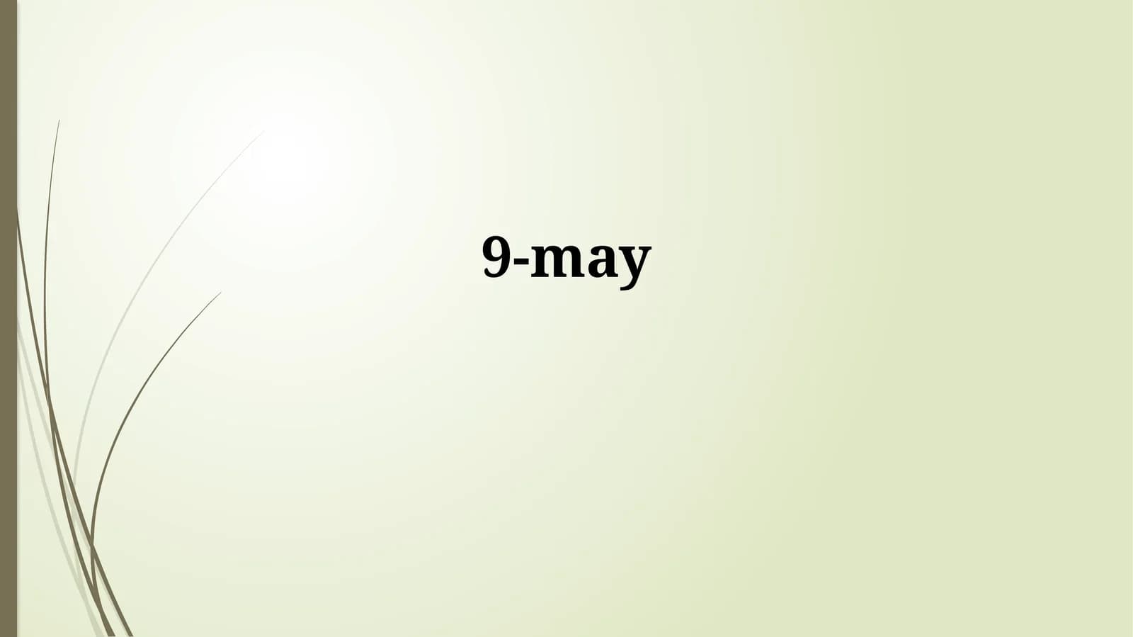 9-May: G'alaba kuni va xotira