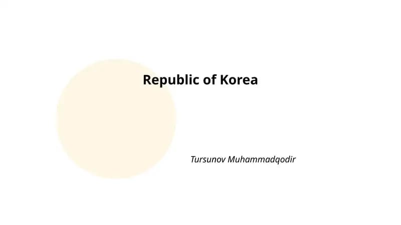 Koreya Respublikasining siyosiy tizimi