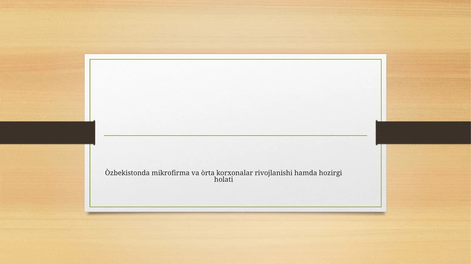 Mikrofirmalar va kichik korxonalar uchun soliqqa tortishning soddalashtirilgan tizimi