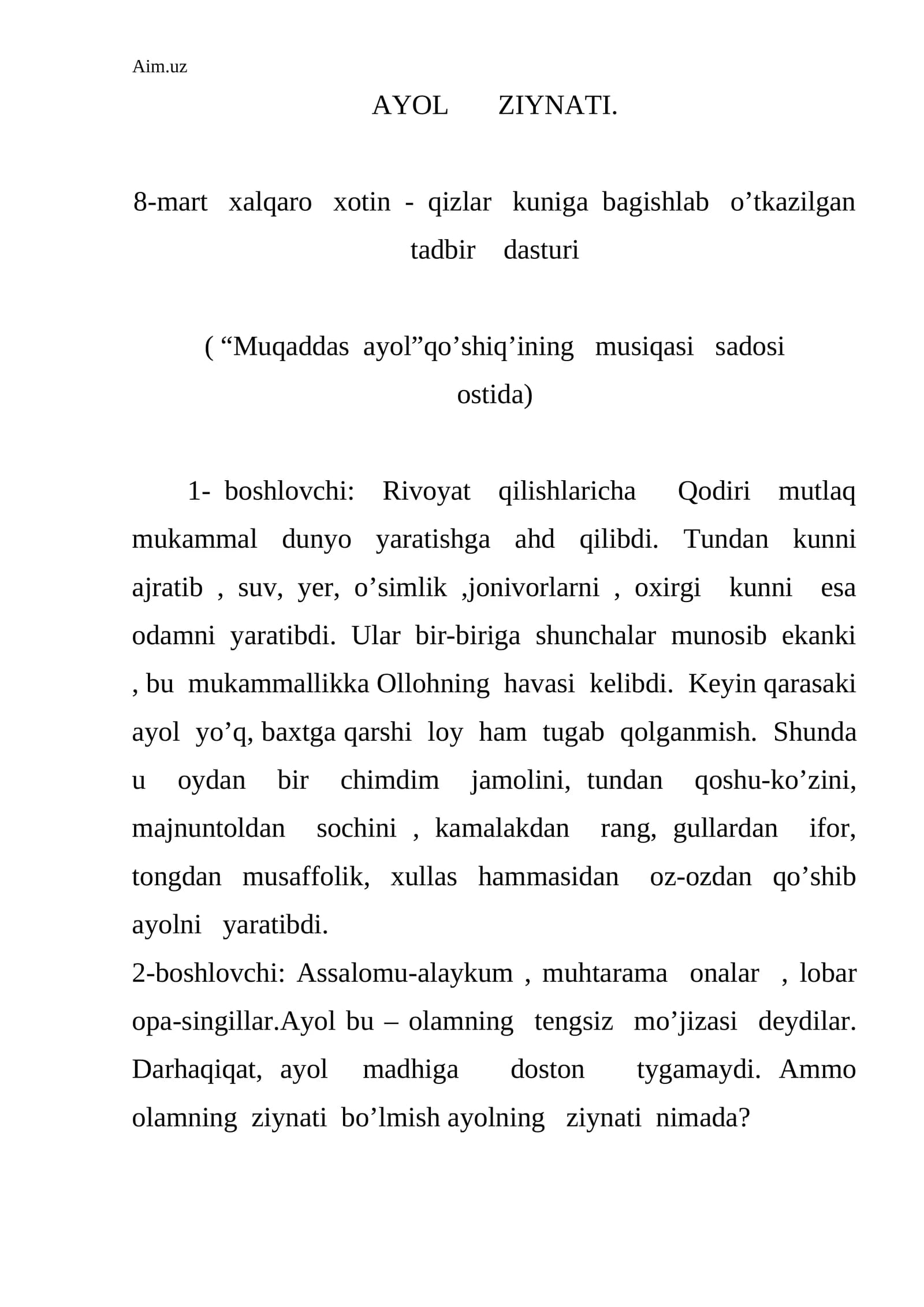 AYOL ZIYNATI