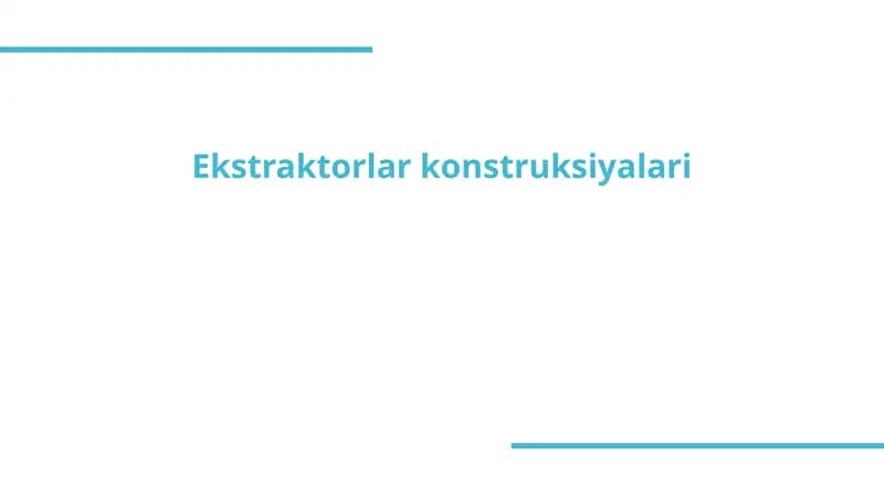 Ekstraktorlarkonstruksiyalari
