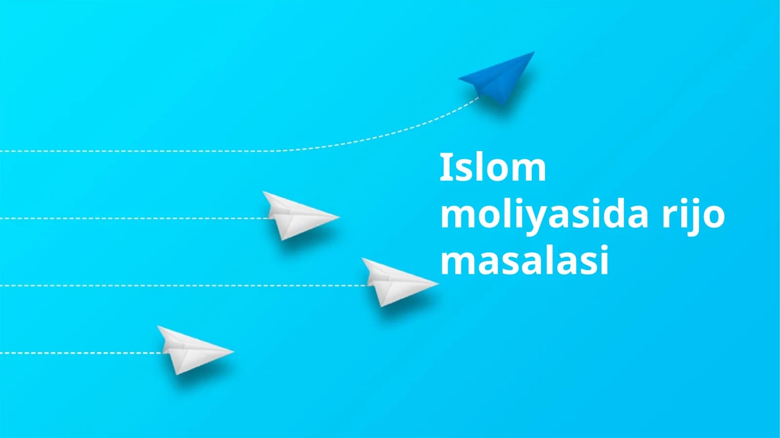 Islom moliyasida rijo masalasi