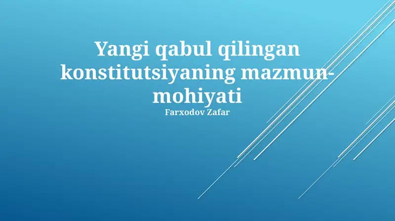 Konstitutsiyaviy Islohotlar