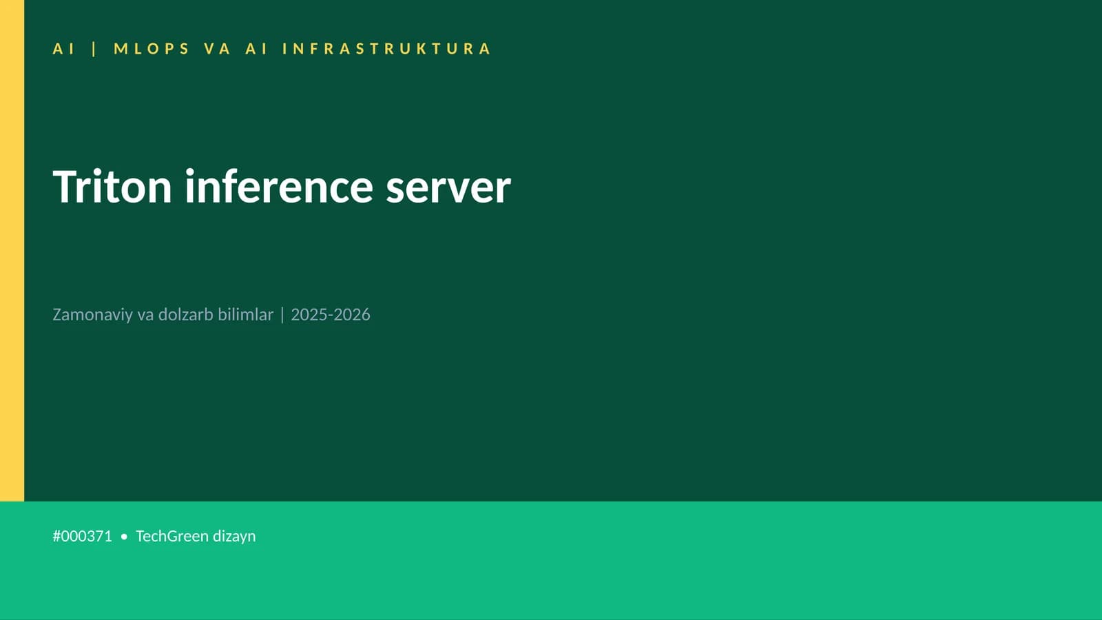 Triton inference server