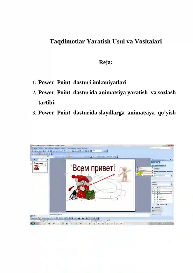 Power Point dasturi