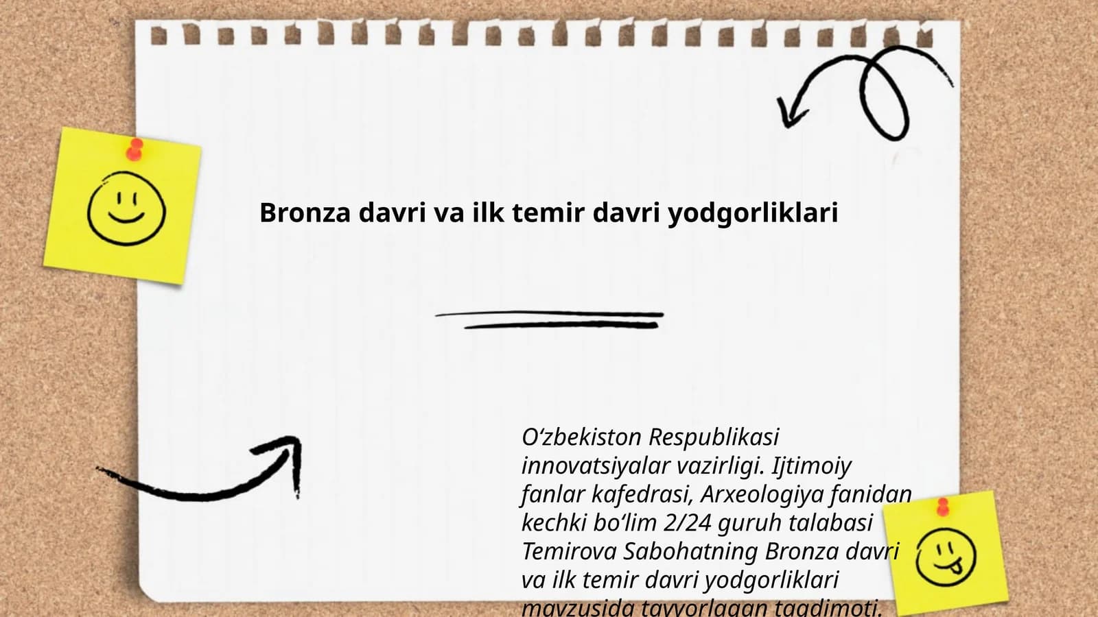 Bronza davri va ilk temir davri yodgorliklari