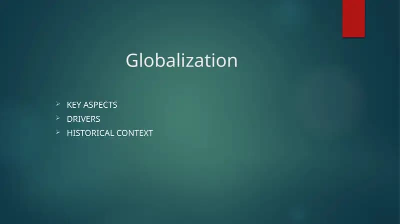 Globalization