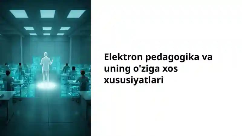 Elektron pedagogika