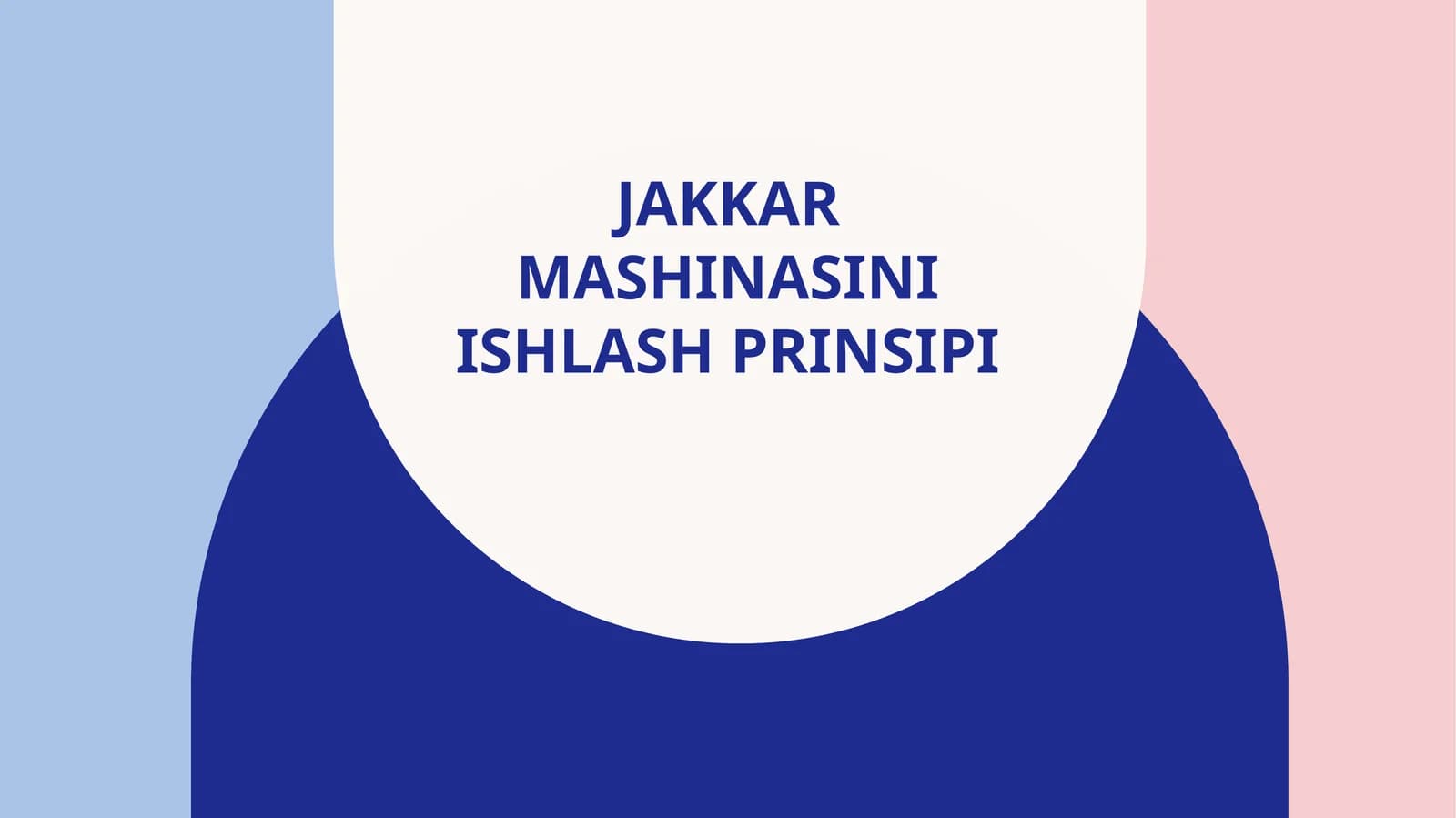 JAKKAR MASHINASINI ISHLASH PRINSIPI