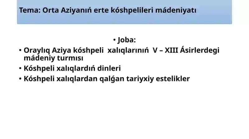 Orta Aziya