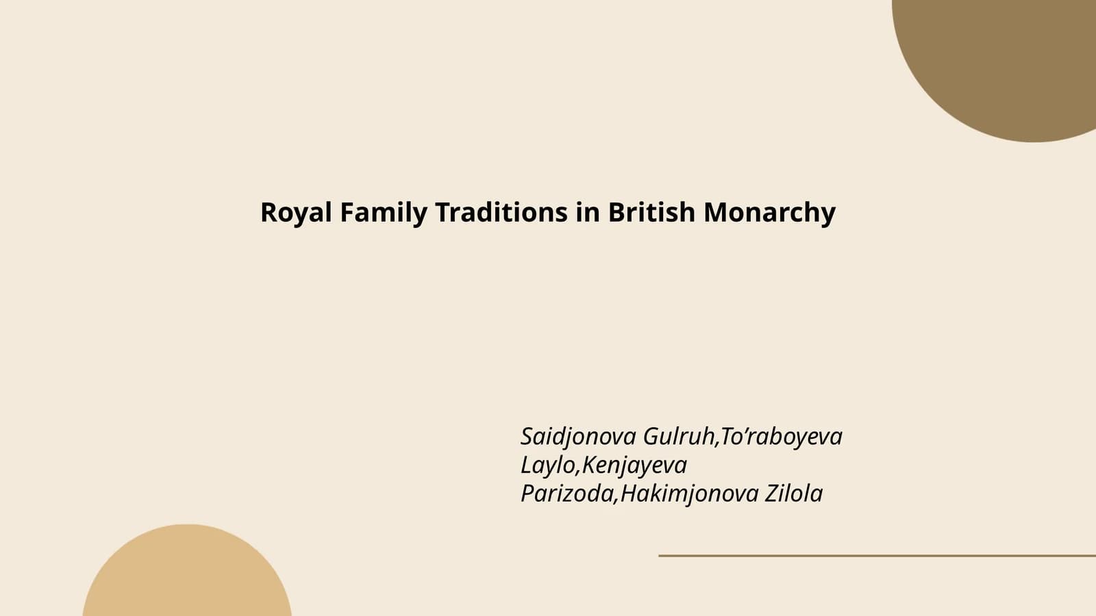 Royal Family Traditions in British Monarchy
