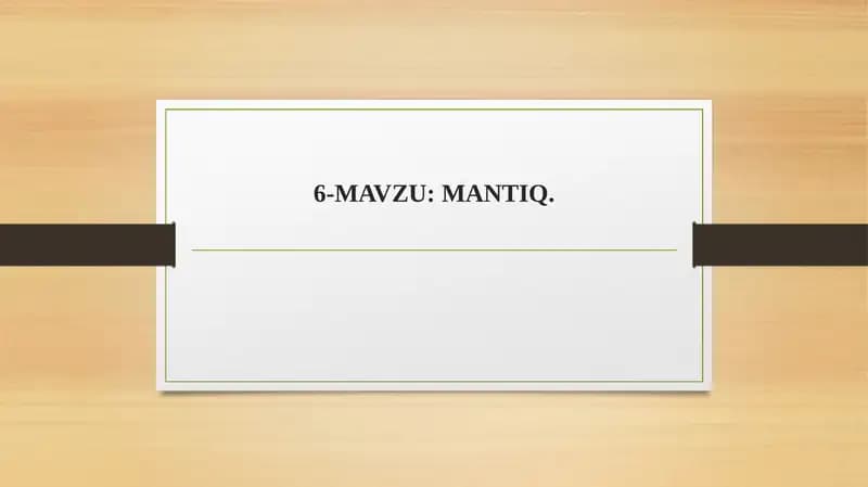 Mantiq