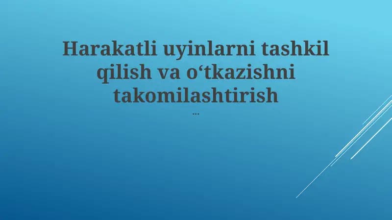 O'yinchi jalb qilish va muloqotni yaxshilash