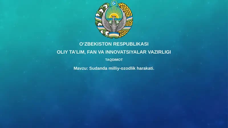 Sudan milliy ozodlik harakati