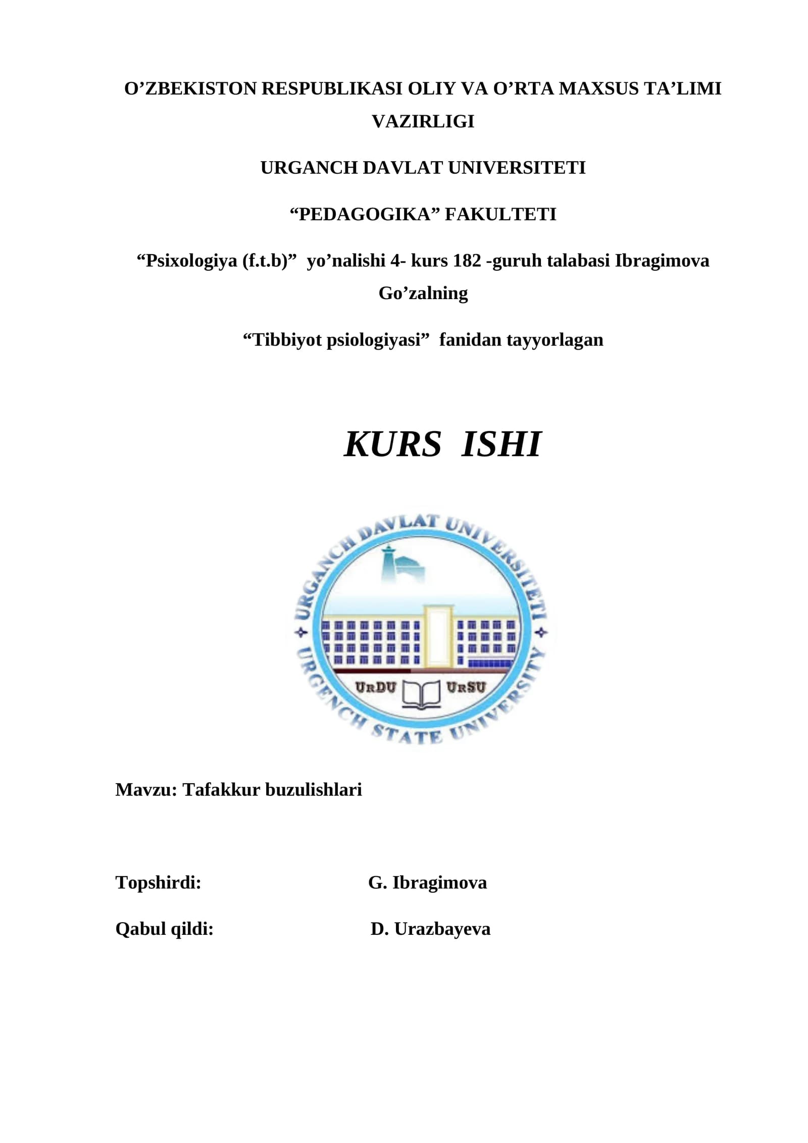 Tibbiyot psiologiyasi