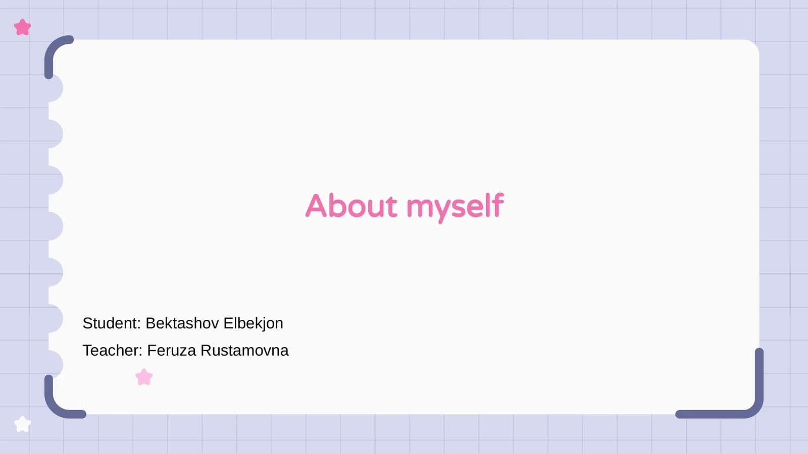 About Myself