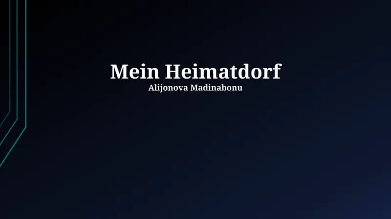 Mein Heimatdorf