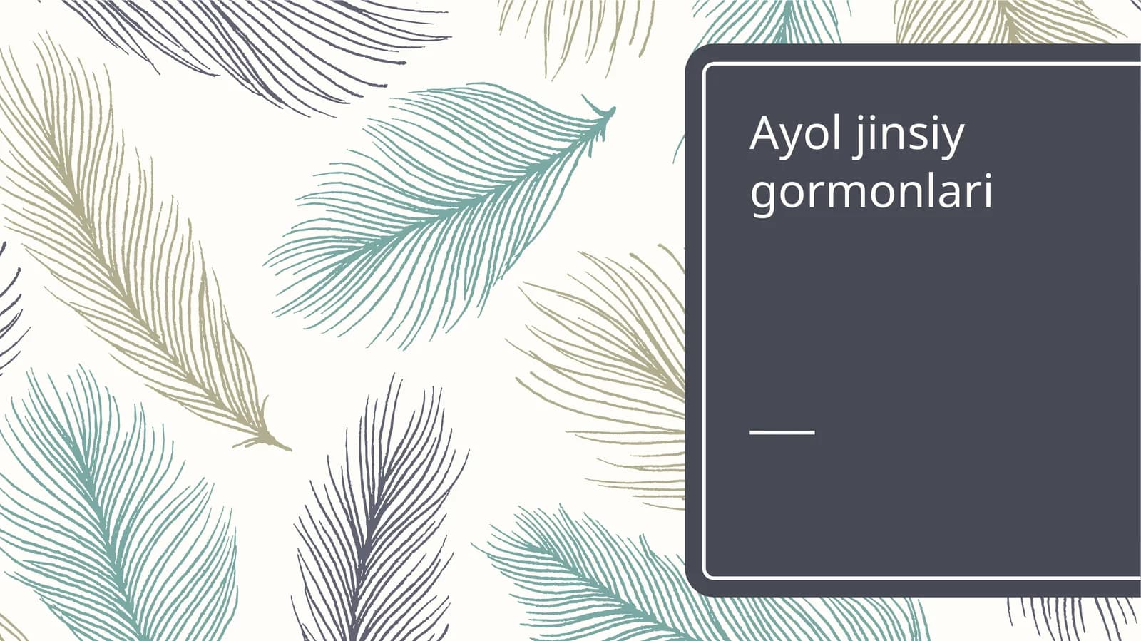 Ayol jinsiy gormonlari