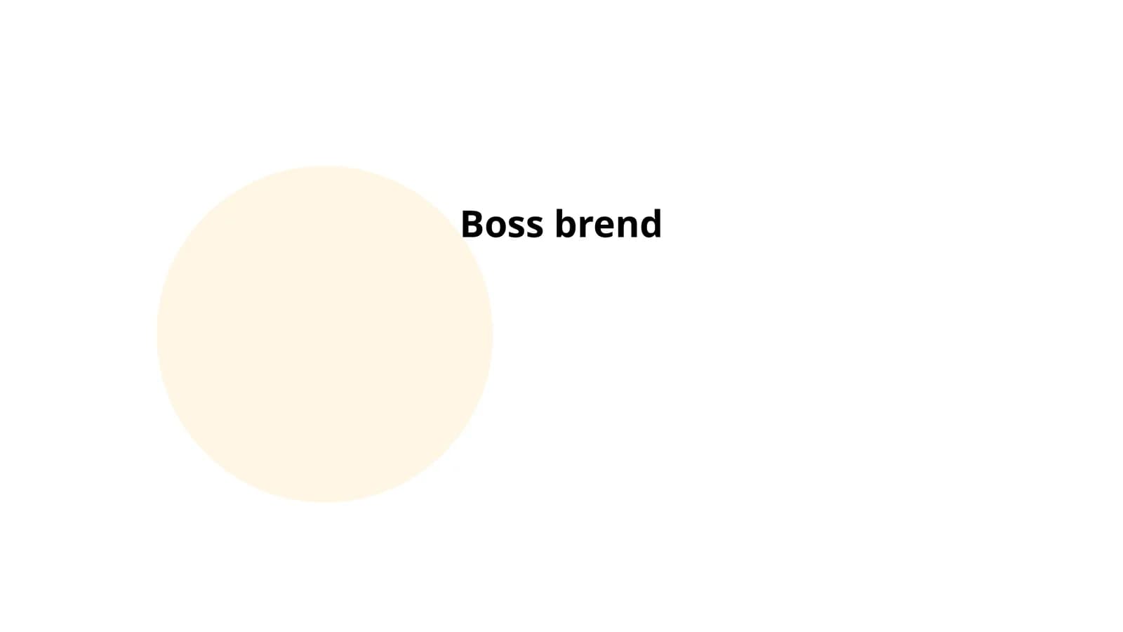 Boss brend