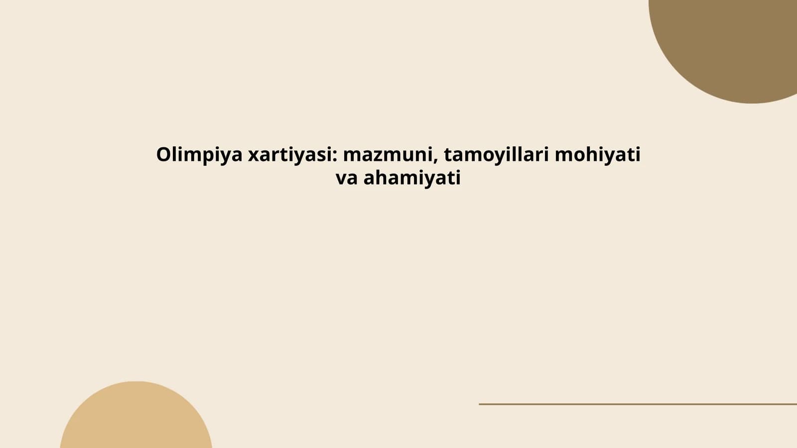 Olimpiya xartiyasi