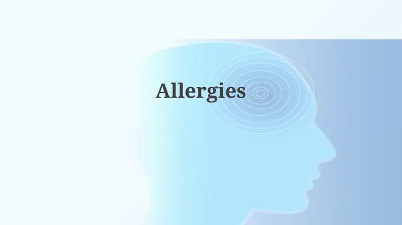Allergiya haqida ma'lumot