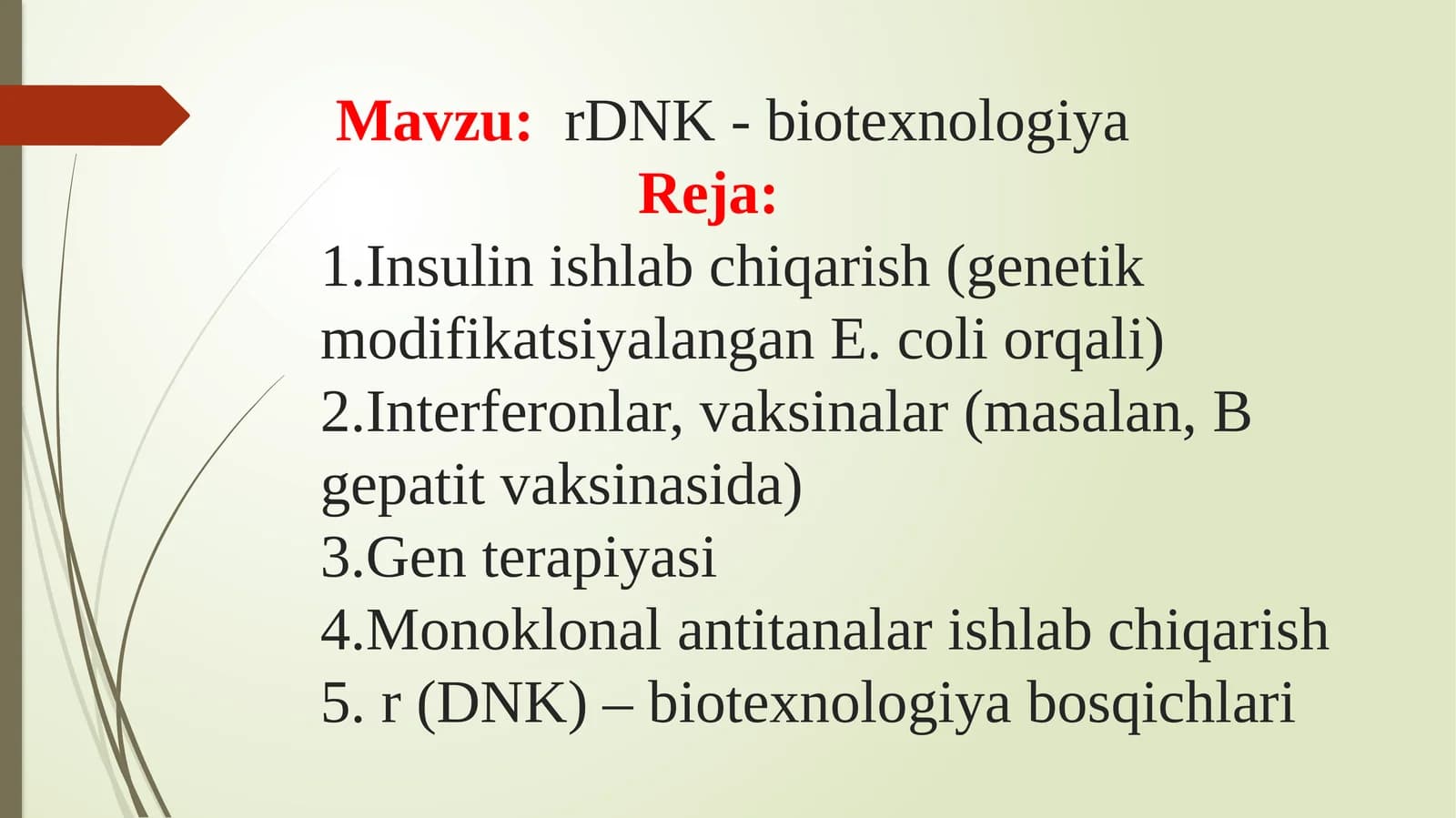 rDNK-biotexnologiya