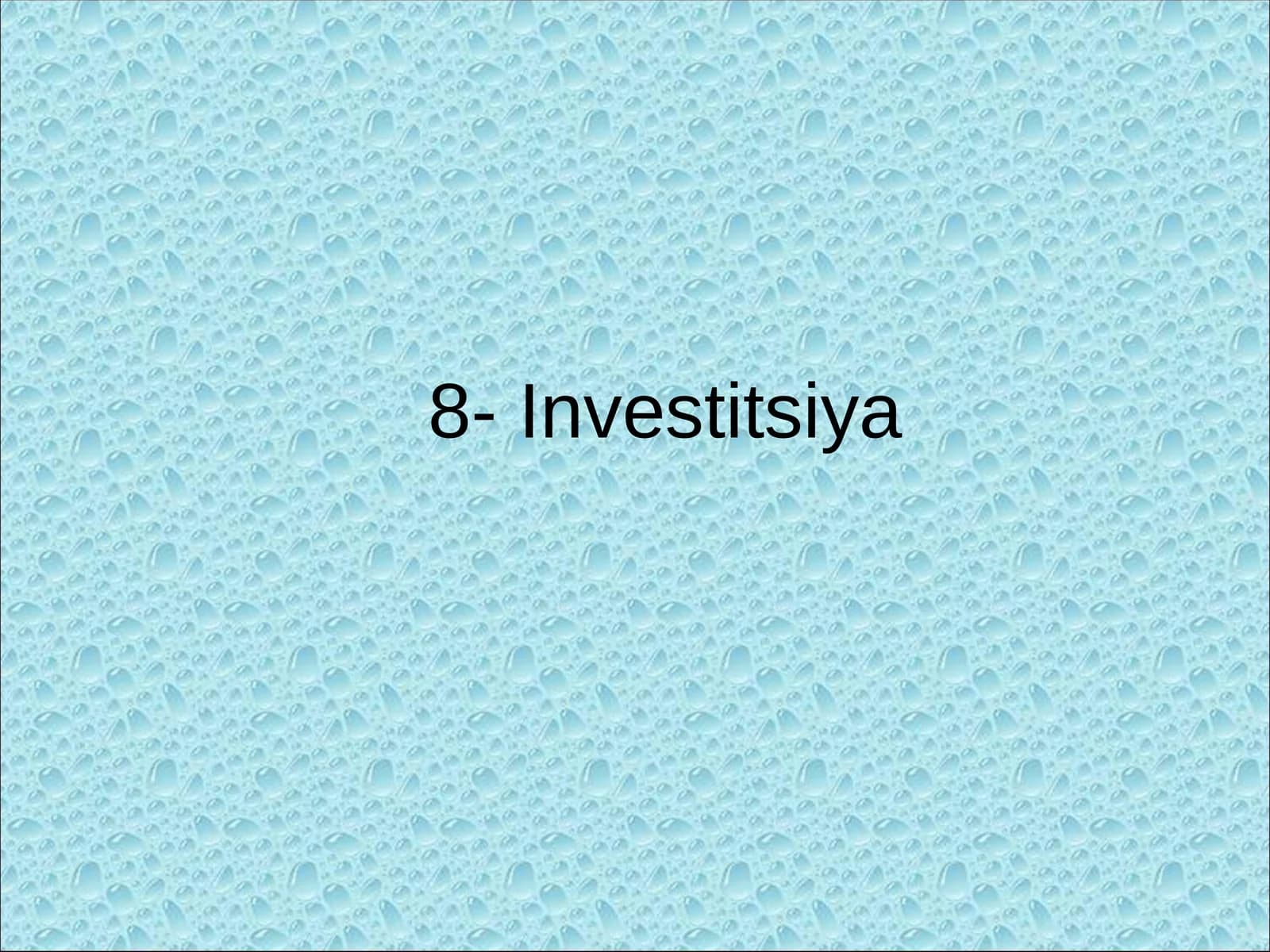 Investitsiya