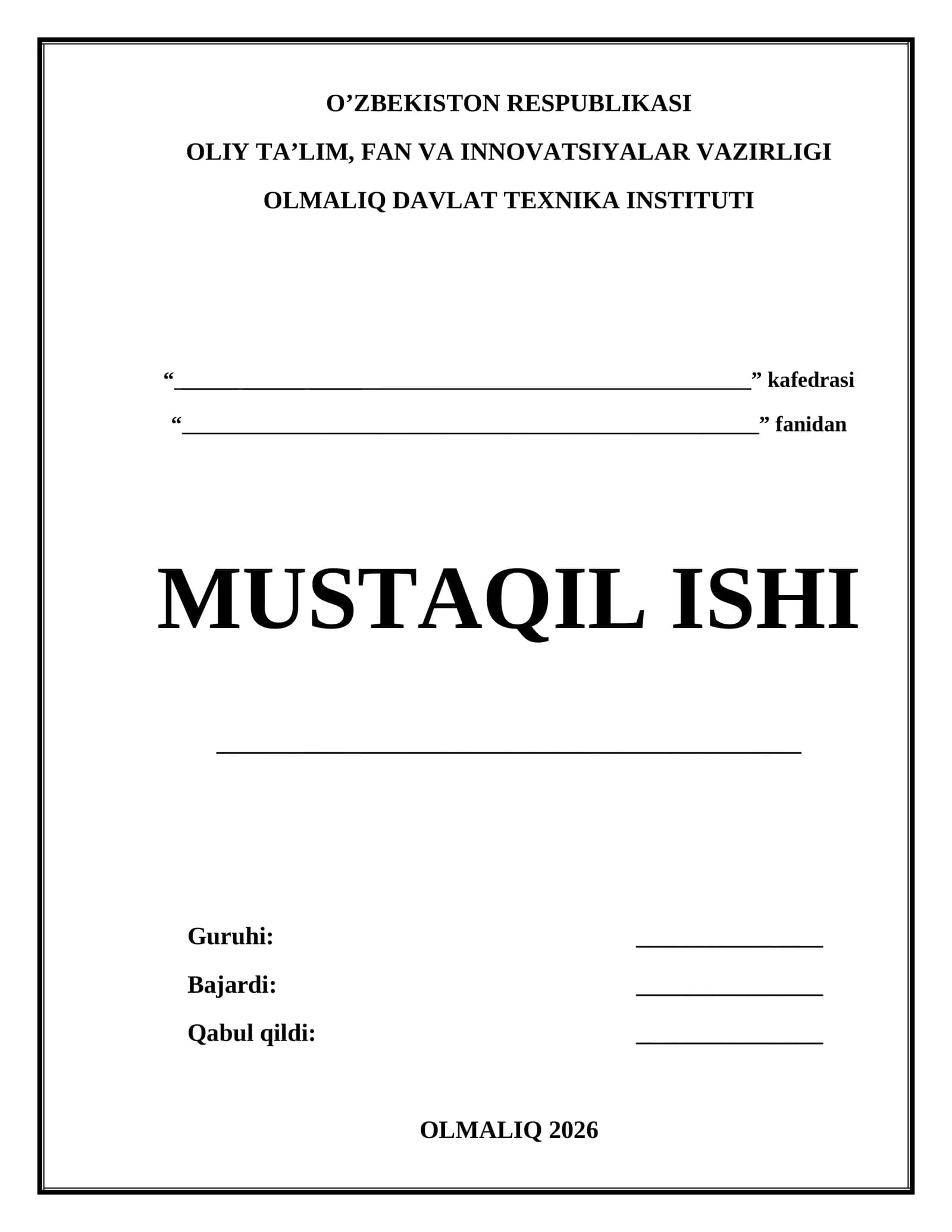 Absorbsiya jarayonini modellashtirish