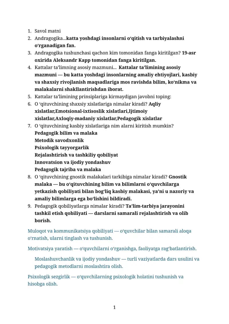 Kattalar Ta'limi