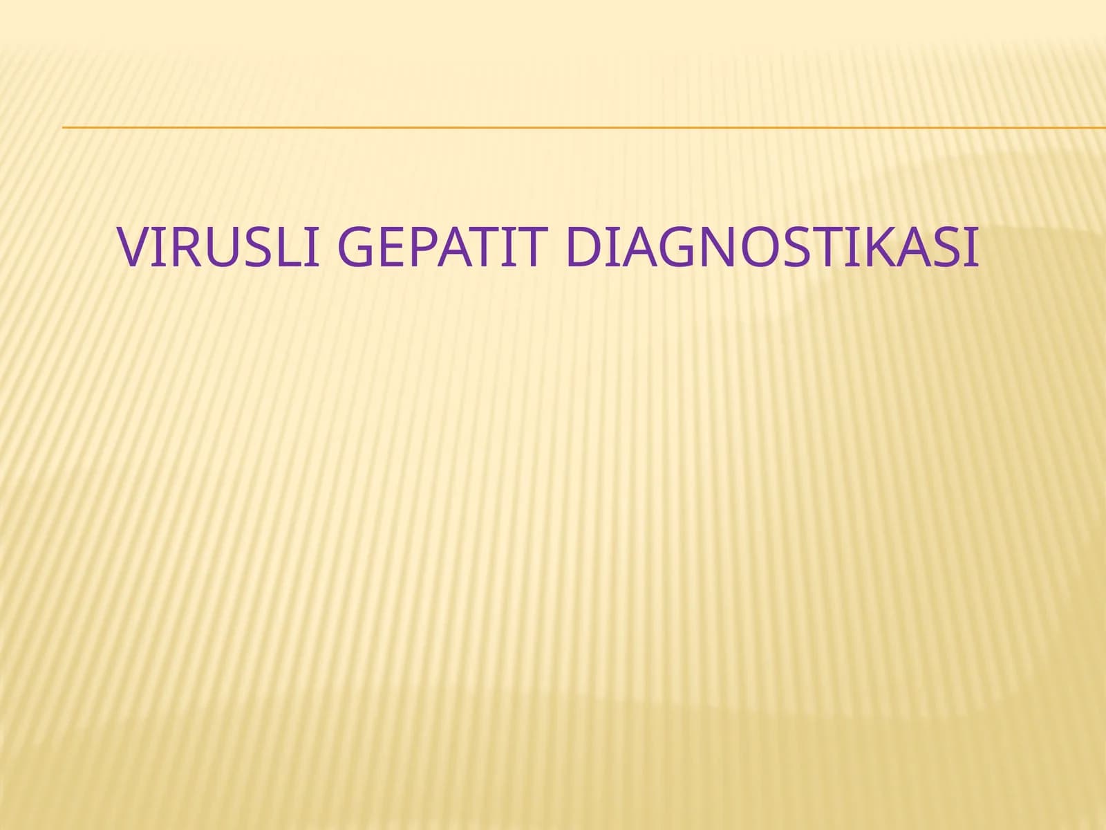 Virusli gepatit diagnostikasi