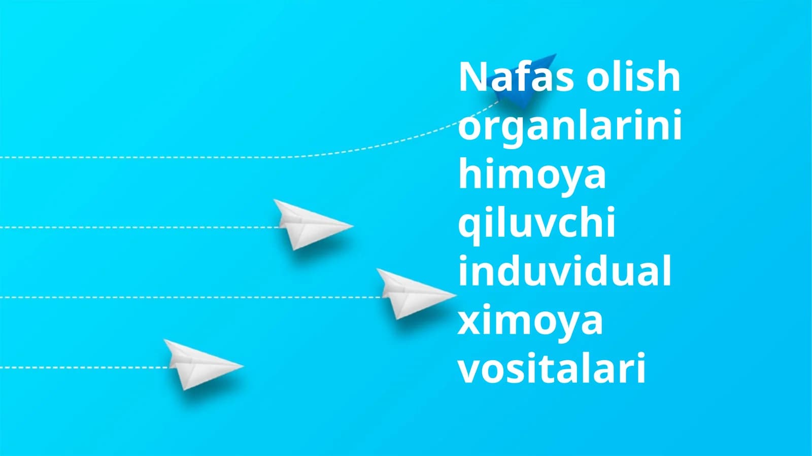 Nafas olish organlarini himoya qiluvchi induvidual ximoya vositalari