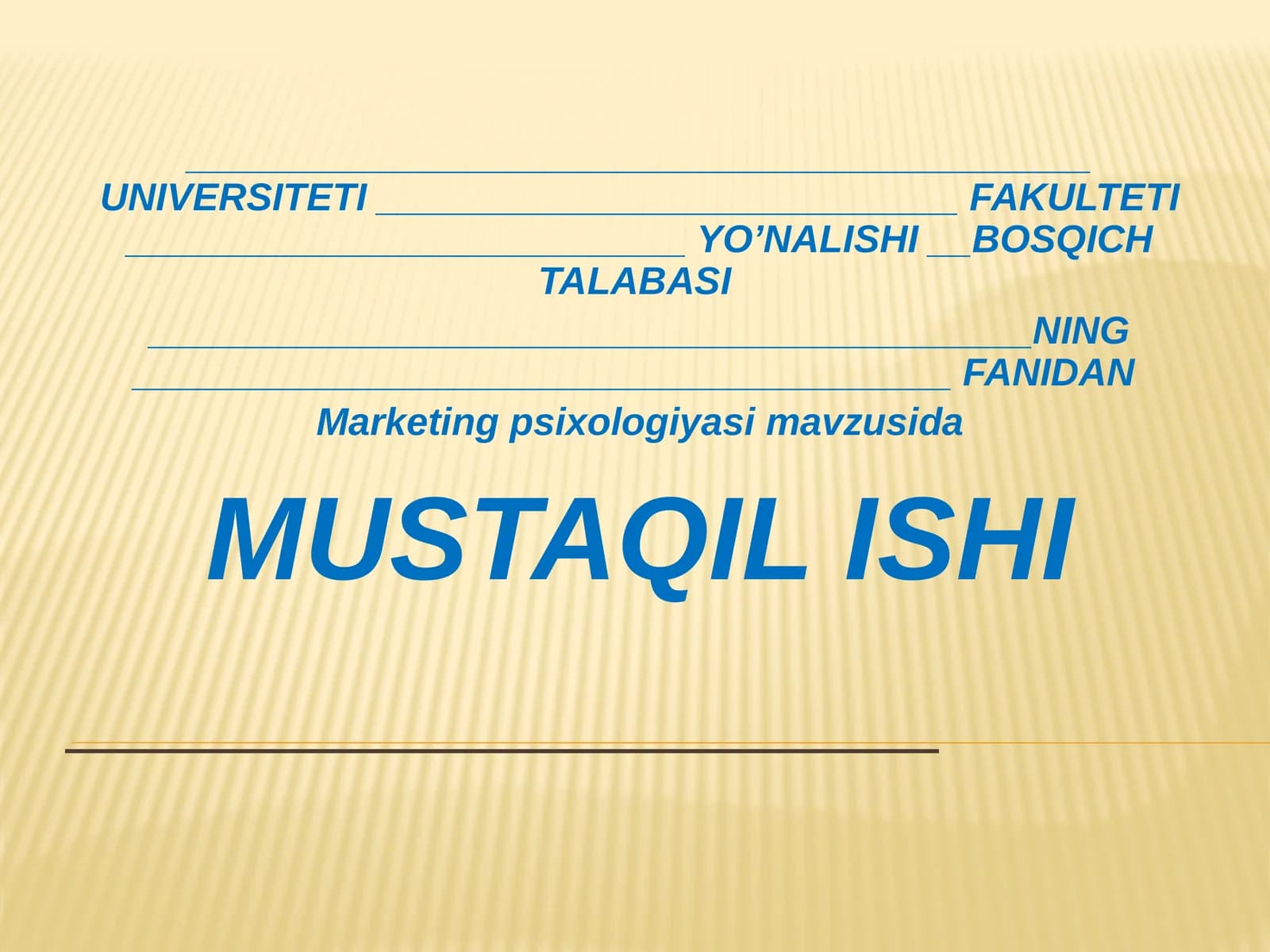 Marketing psixologiyasi