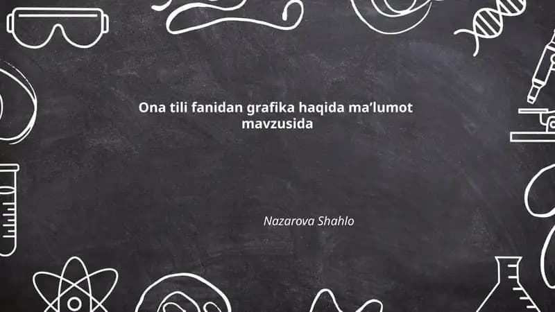 Oʻzbek yozuvining tarixi va grafika evolyutsiyasi