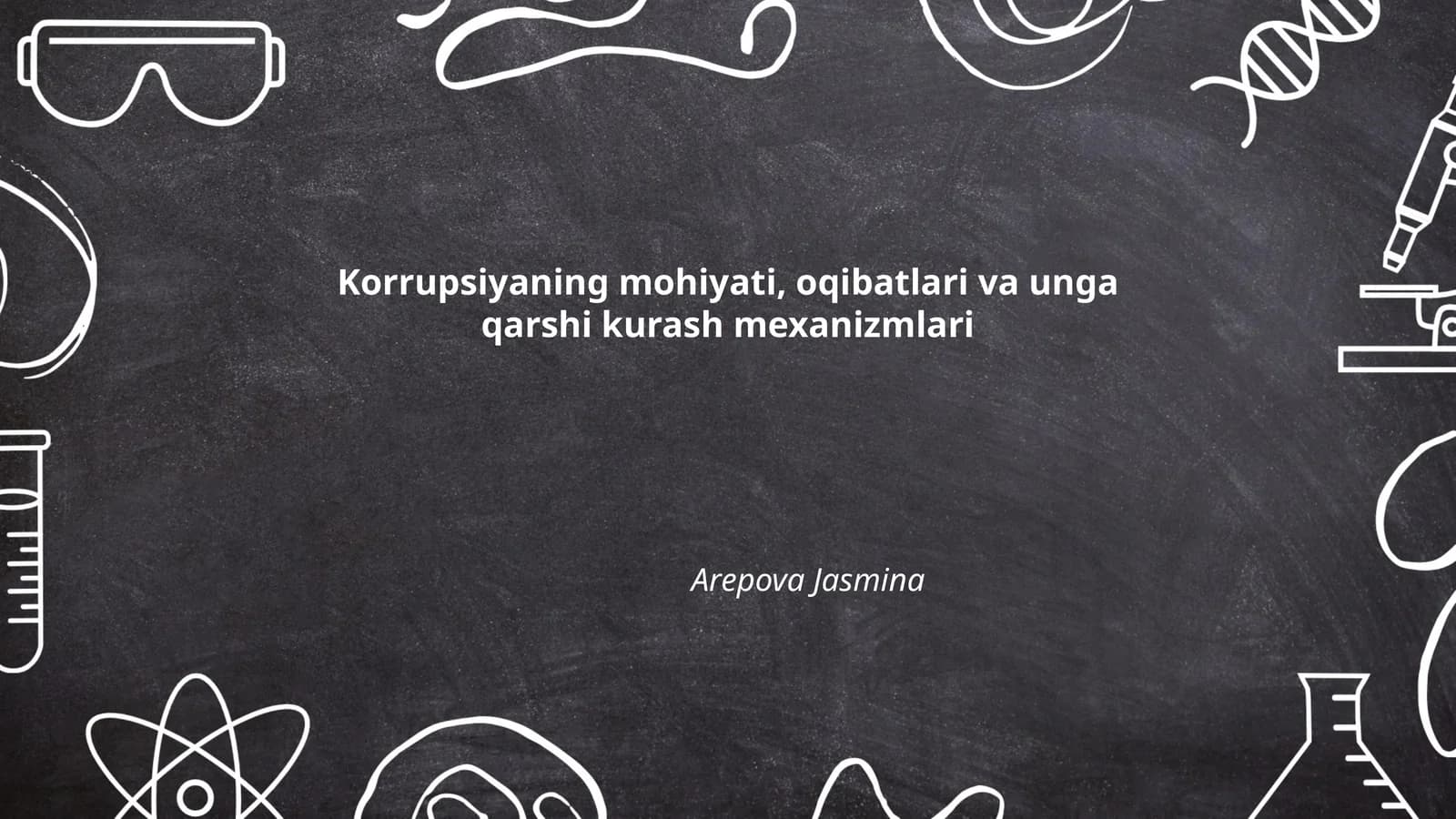 Korruptsiyaning mohiyati, oqibatlari va unga qarshi kurash mexanizmlari