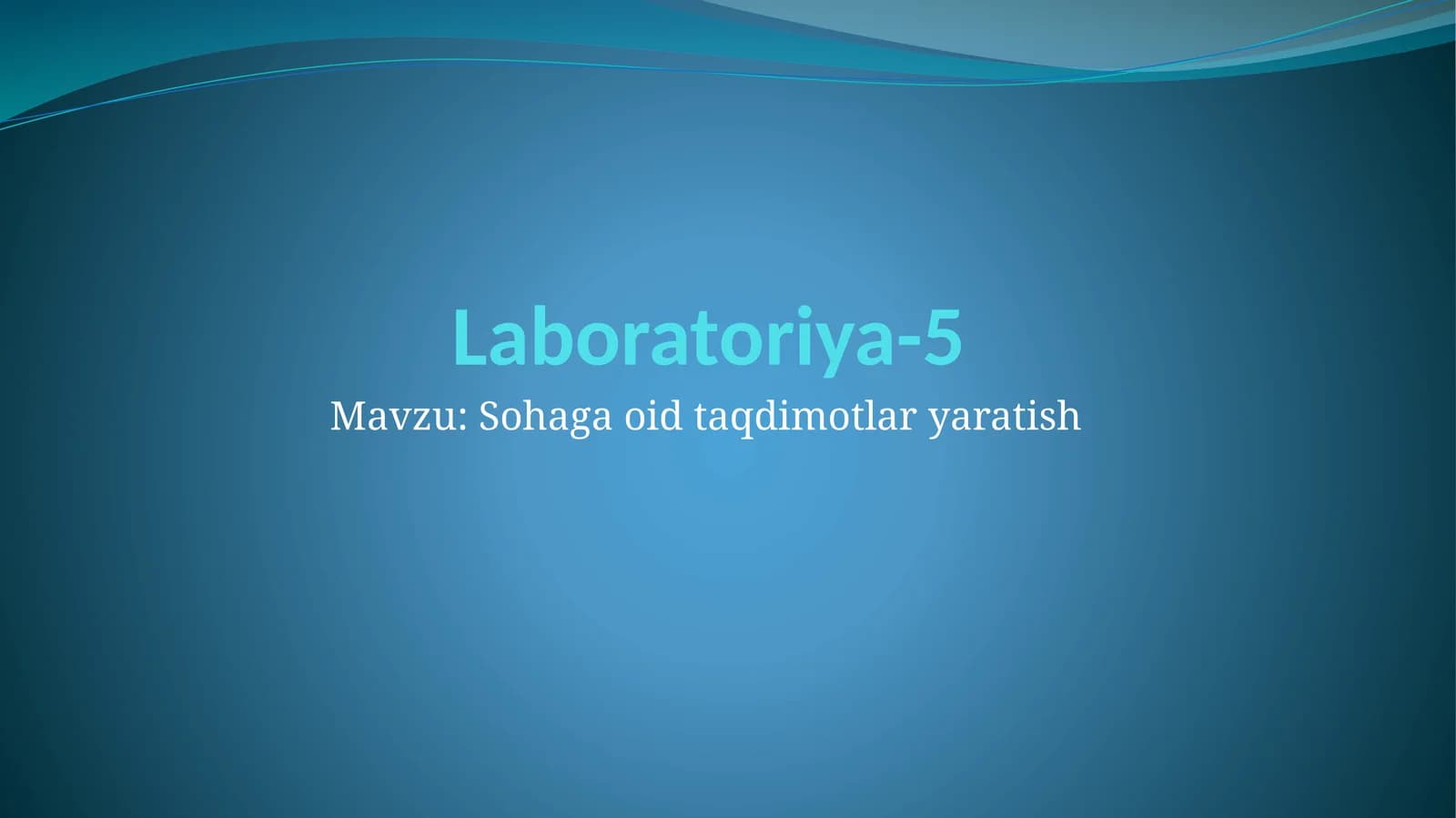 Buxgalteriyaga oid taqdimot