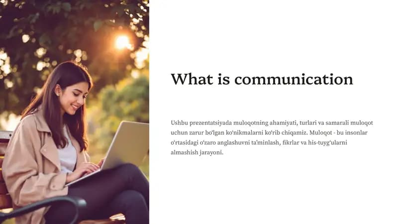 Communication Types