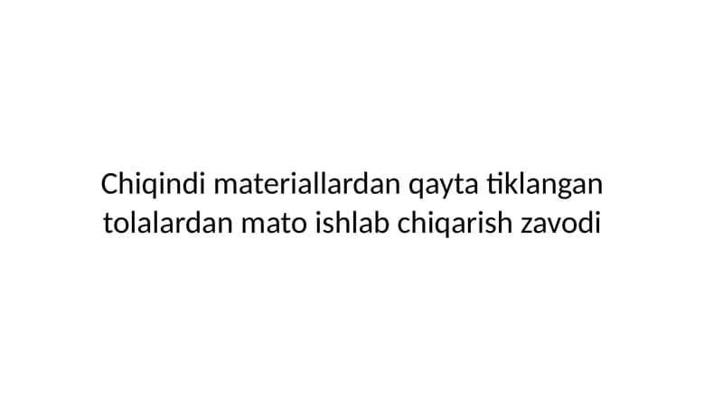Ushbu loyiha maqsadi