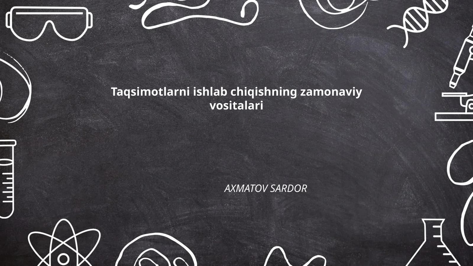 Algoritmik taqsimotlarning asoslari