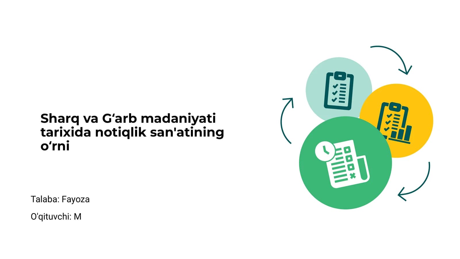 Sharq va Gʻarb madaniyati tarixida notiqlik san'atining oʻrni