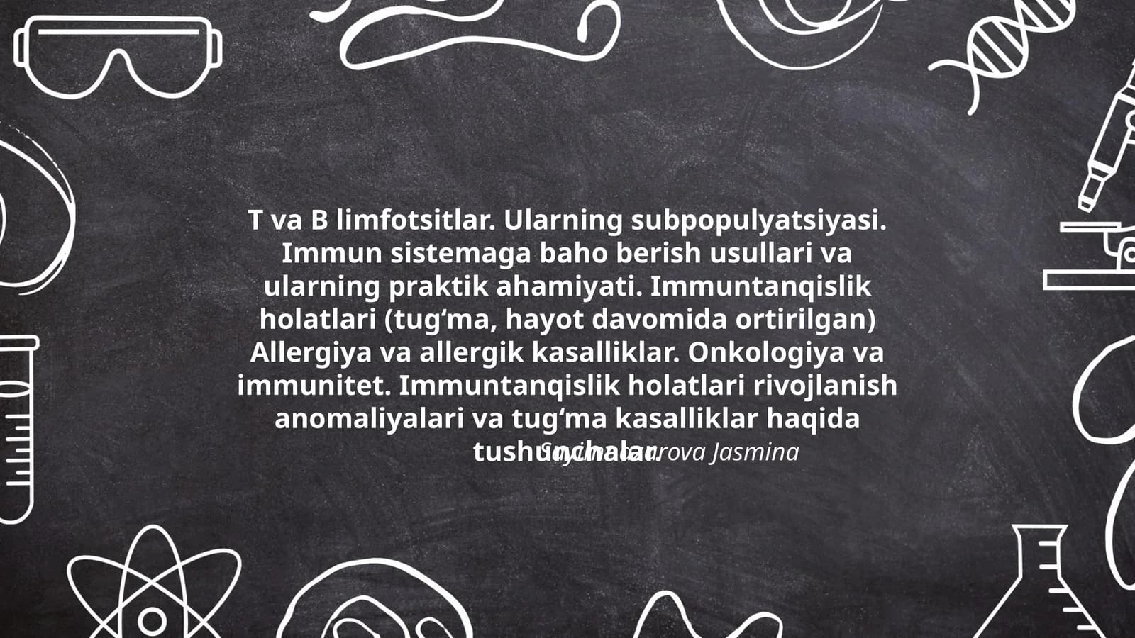 T va В limfotsitlar. Ularning subpopulyatsiyasi