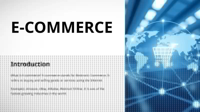 E-COMMERCE