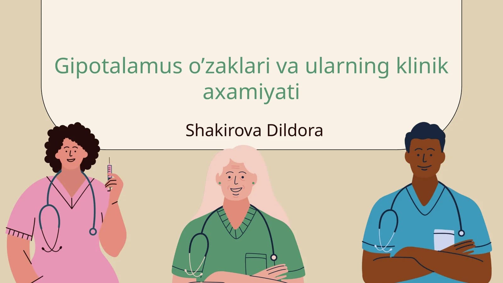 Gipotalamus o’zaklari va ularning klinik axamiyati