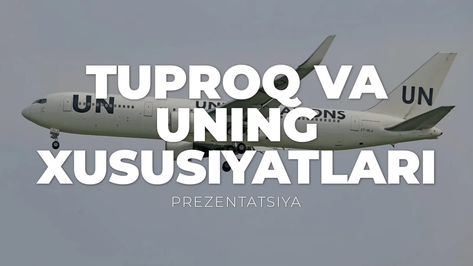 Tuproq va uning xususiyatlari