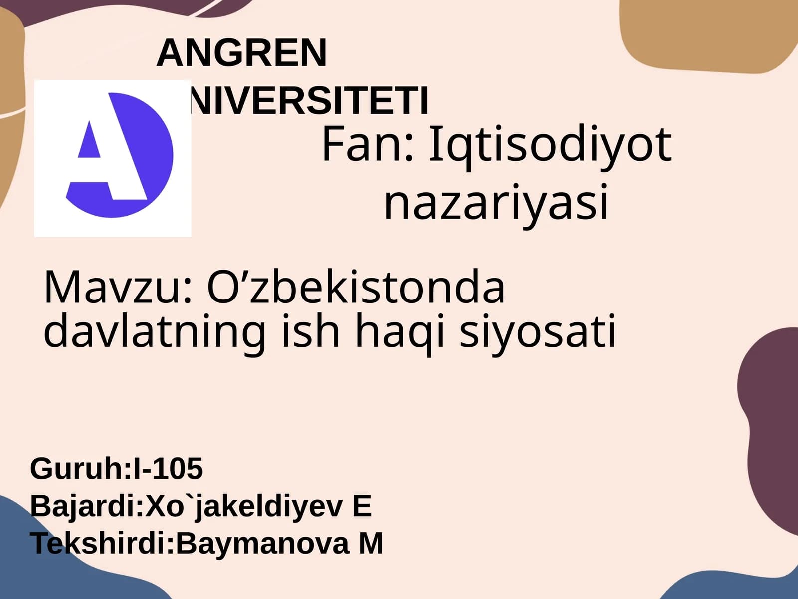 O’zbekistonda davlatning ish haqi siyosati