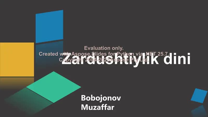 Zardushtiylik dini