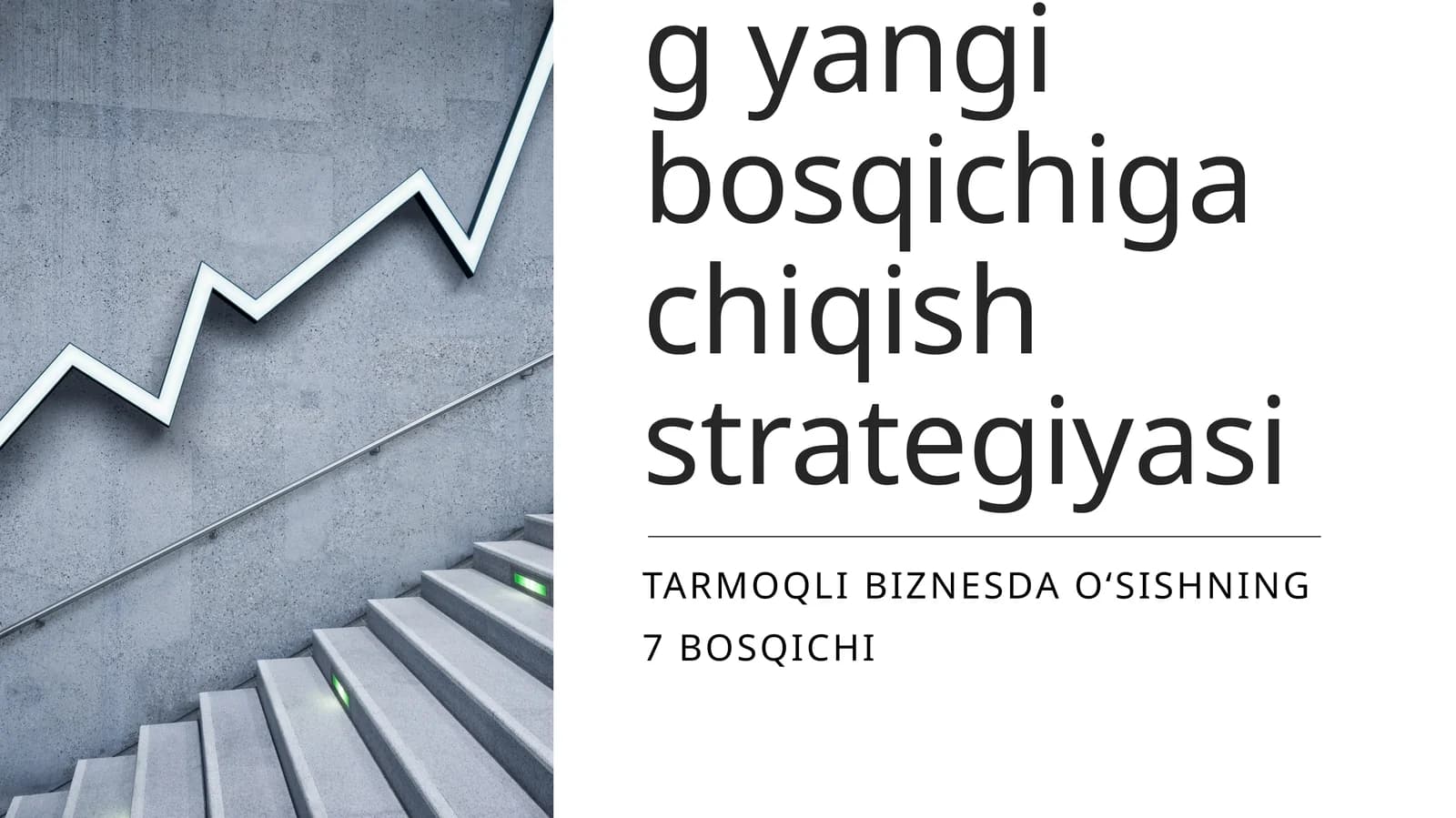 Tarmoqli Biznesda daromadning yangi bosqichiga chiqish strategiyasi