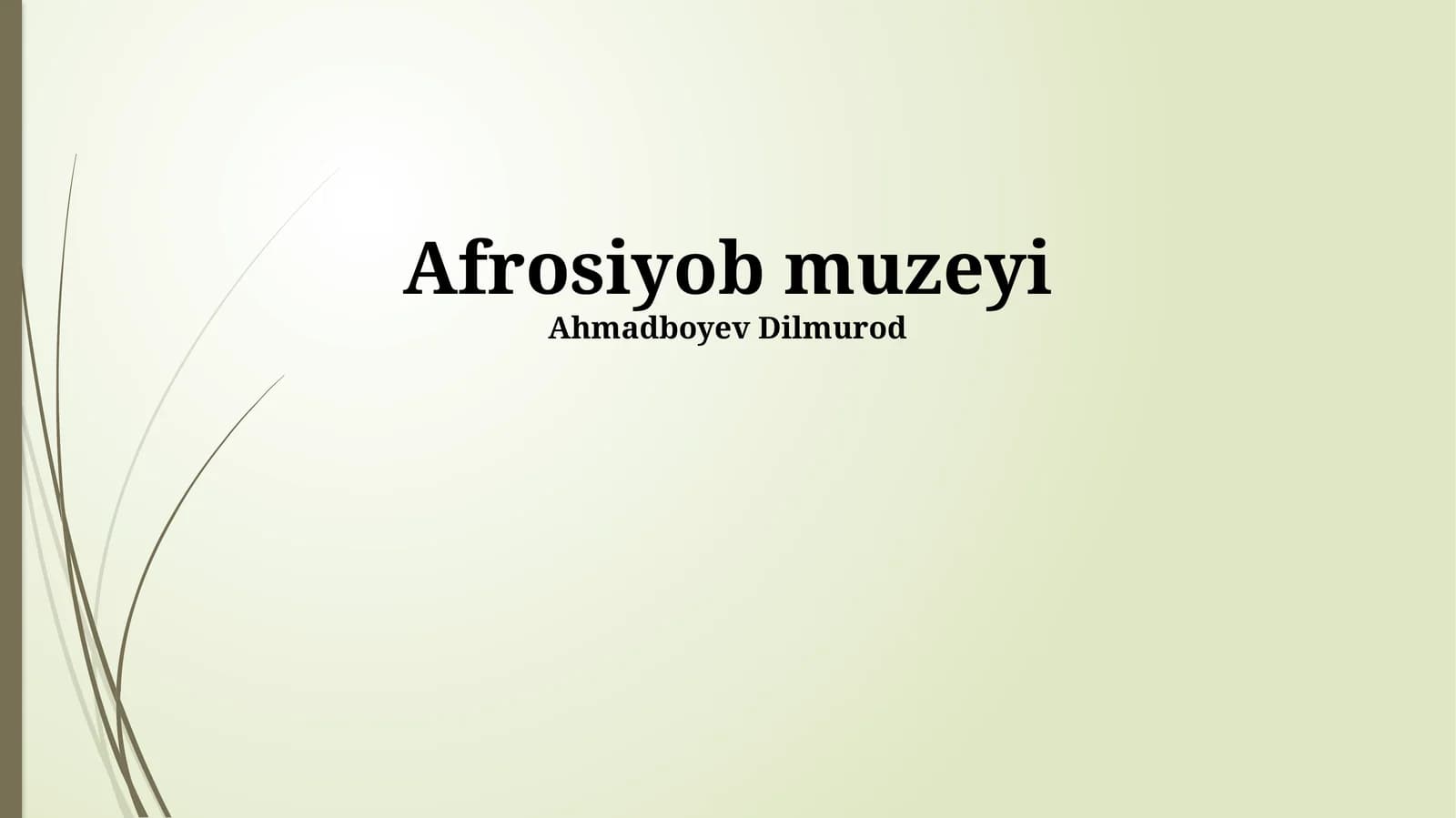 Afrosiyob muzeyi